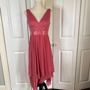 Ever Pretty Rose High Low Dress